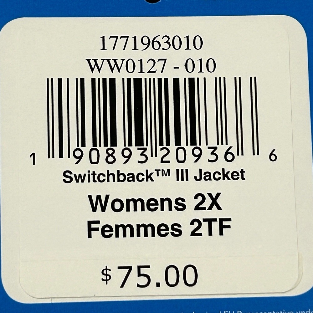 Columbia Women's Waterproof Rain Jacket Size 2X Solid‎ Black Hooded Lightweight - Picture 5 of 7
